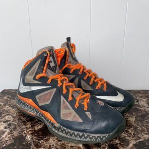 Nike Lebron 10 X "BHM/Black History Month" Basketball Shoes size 10.5